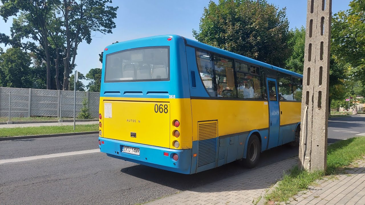 MZK Kutno - Autosan A0909L.05.01 #068 - Linia: 1 - Kierunek: Graniczna