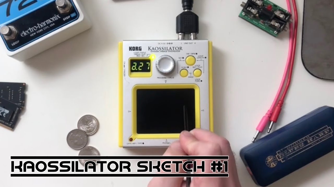 Kaossilator Sketch #1: Basic Jazz | Jamuary 2021
