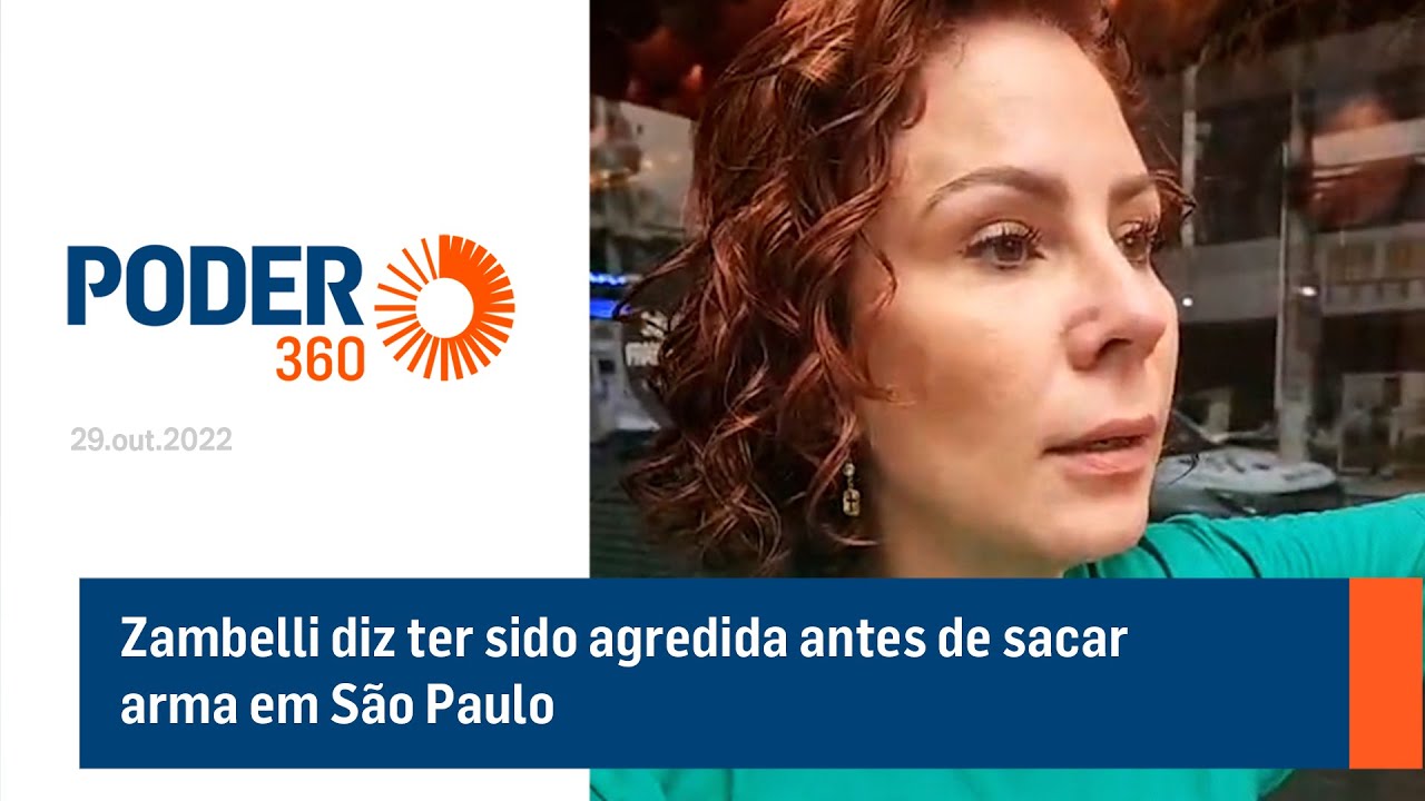 Zambelli diz ter sido agredida antes de sacar arma em São Paulo