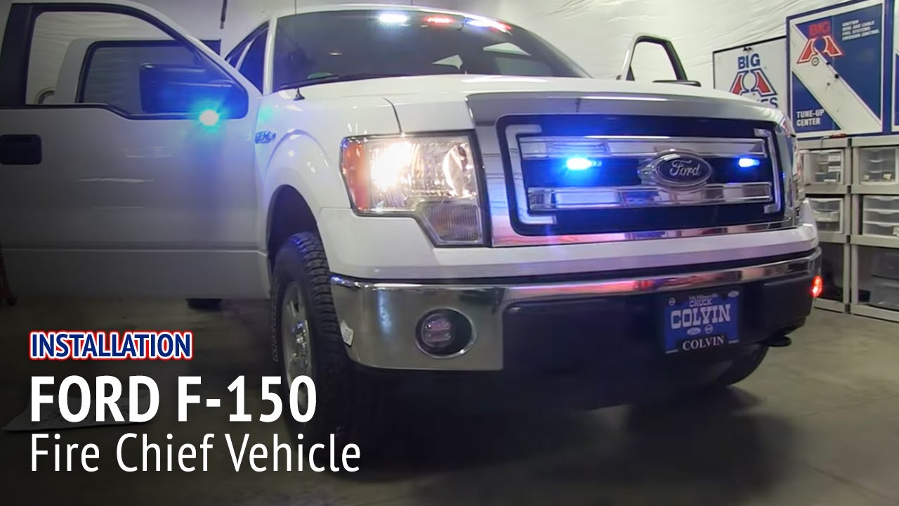 Ford F-150 Fire Chief Vehicle Installation