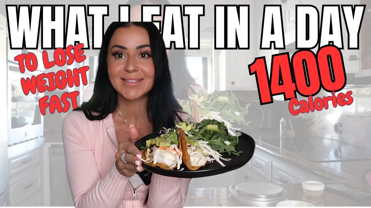 What I Eat in a Day | 1400 Calories, 120g Protein | Fat Loss Tips & Tricks for Fast Weight Loss