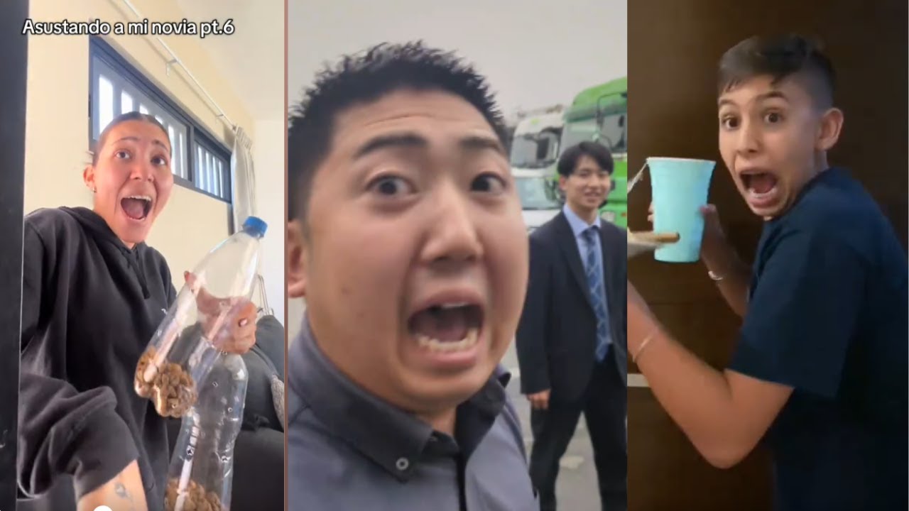 BEST SCARECAM Pranks Reactions 2025 😂 #2//Jumpscare //Funny Videos // TikTok Honors 2.0