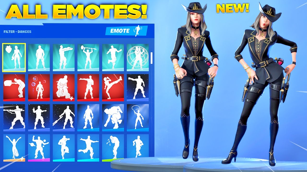 *NEW* VICTORIA SAINT SKIN Showcase with Fortnite Dances & Emotes! (Fortnite Item Shop)
