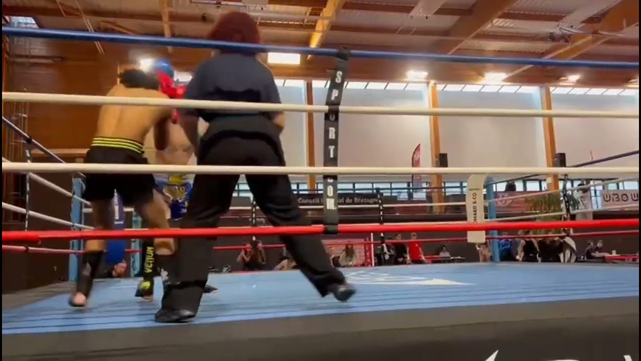 2 février 2025. Brest. Championnat de France Universitaire Kick boxing. Finale -60 kg