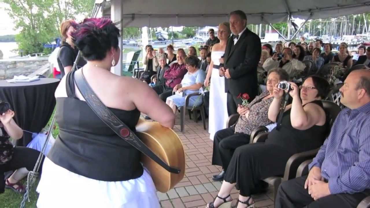 Epic Wedding Flash Mob With Singing Bride