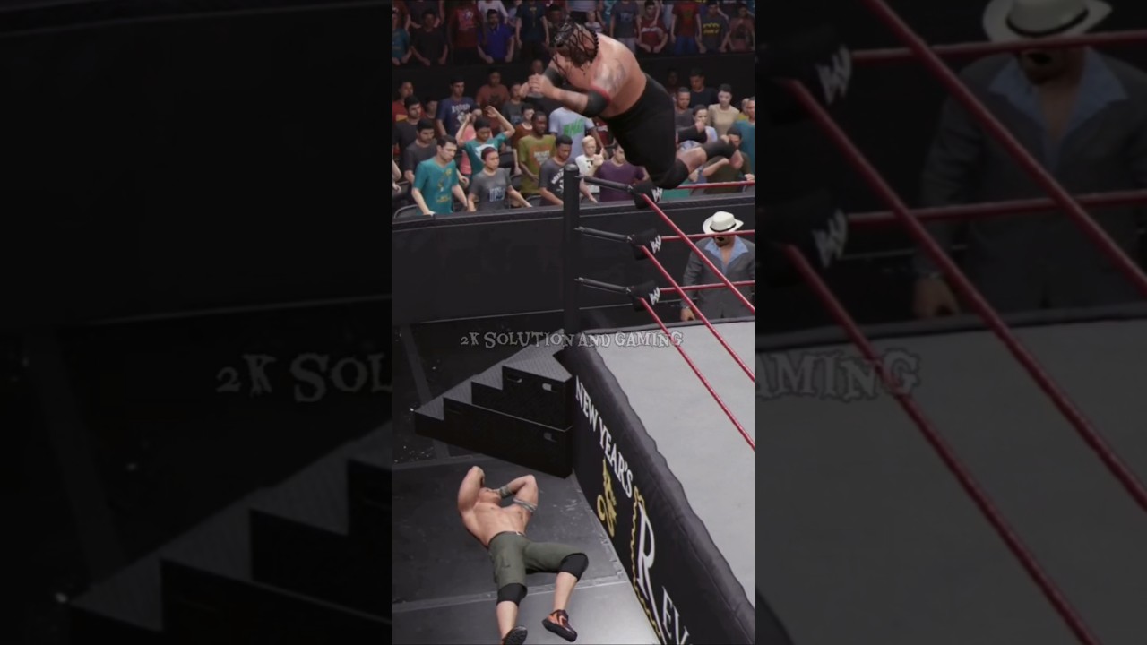 WWE 2K25 UMAGA JUMP #UMAGAJUMP #UMAGASHOWCASE #wweshorts #wwe2k25gameplay #wwegameplay #shortvideo