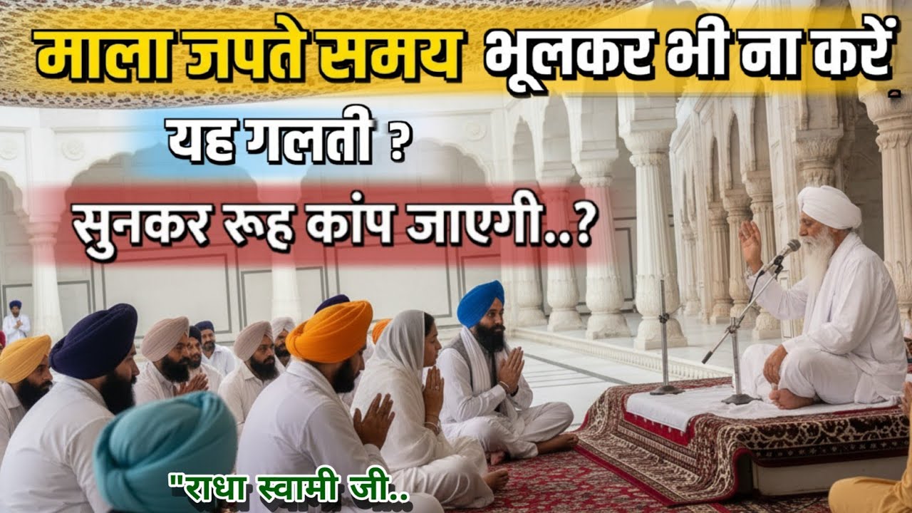 माला जपते समय भूलकर भी ना करें ये गलती..! जो कोई नहीं बताता.? || Radha Soami Ji Beas 