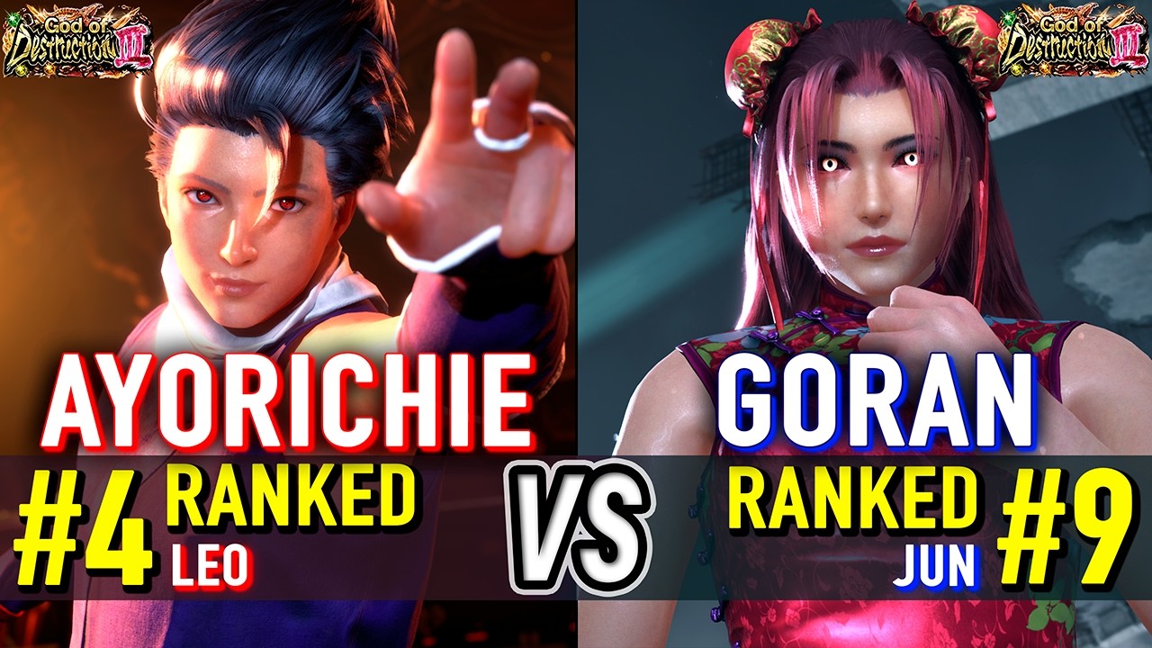 T8 🔥 AYORICHIE (#4 Ranked Leo) vs GORAN (#9 Ranked Jun) 🔥 Tekken 8 High Level Gameplay