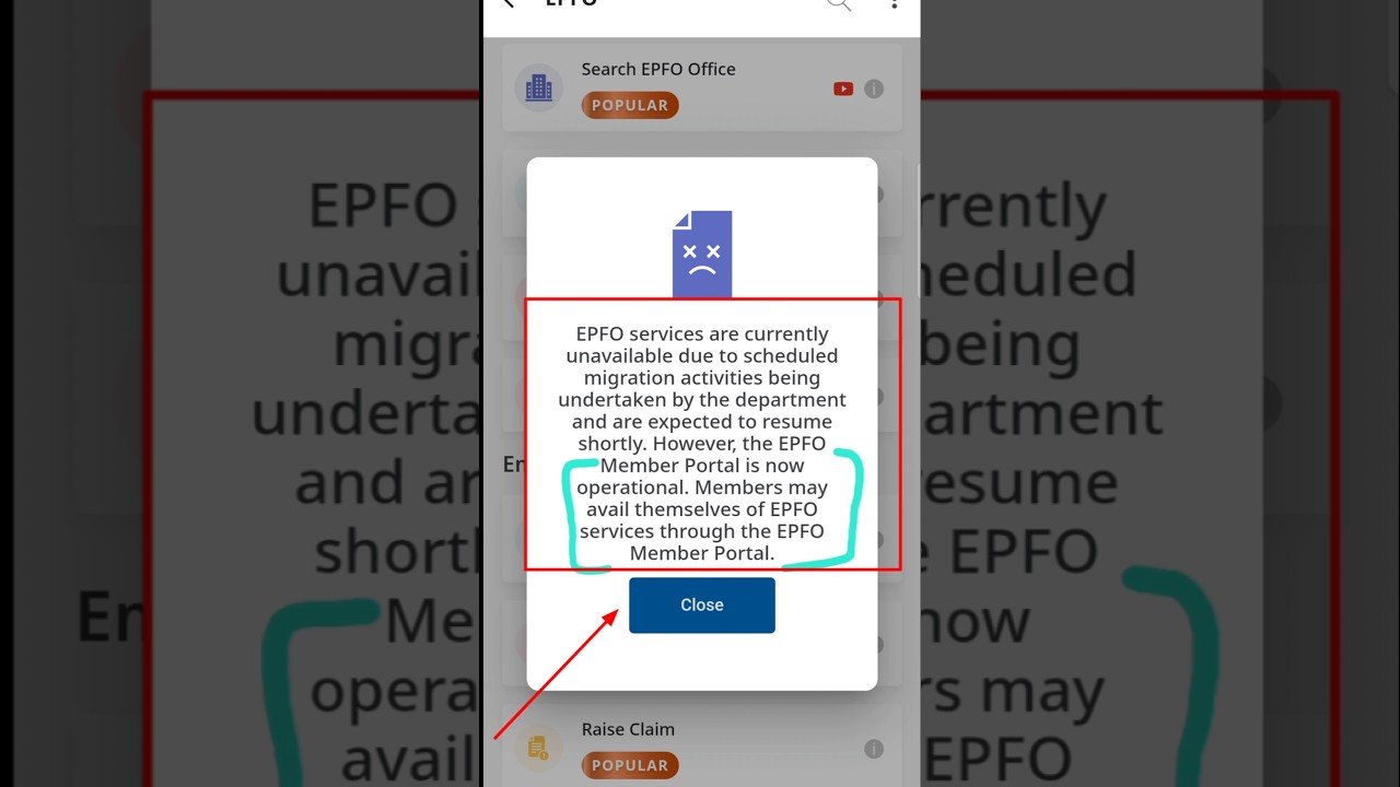 EPFO new update 2026 |EPFO services are currently unavailable problem | epfo portal not working