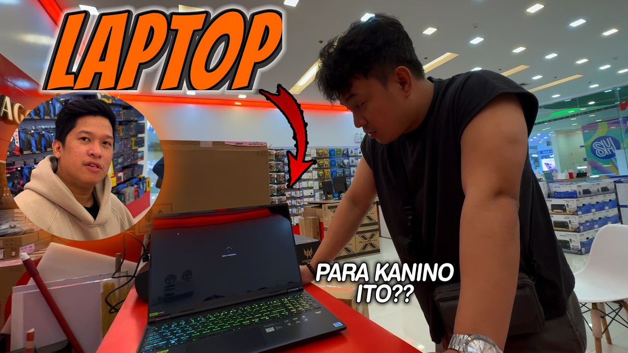 KANINO MAPUPUNTA ANG BAGONG LAPTOP??