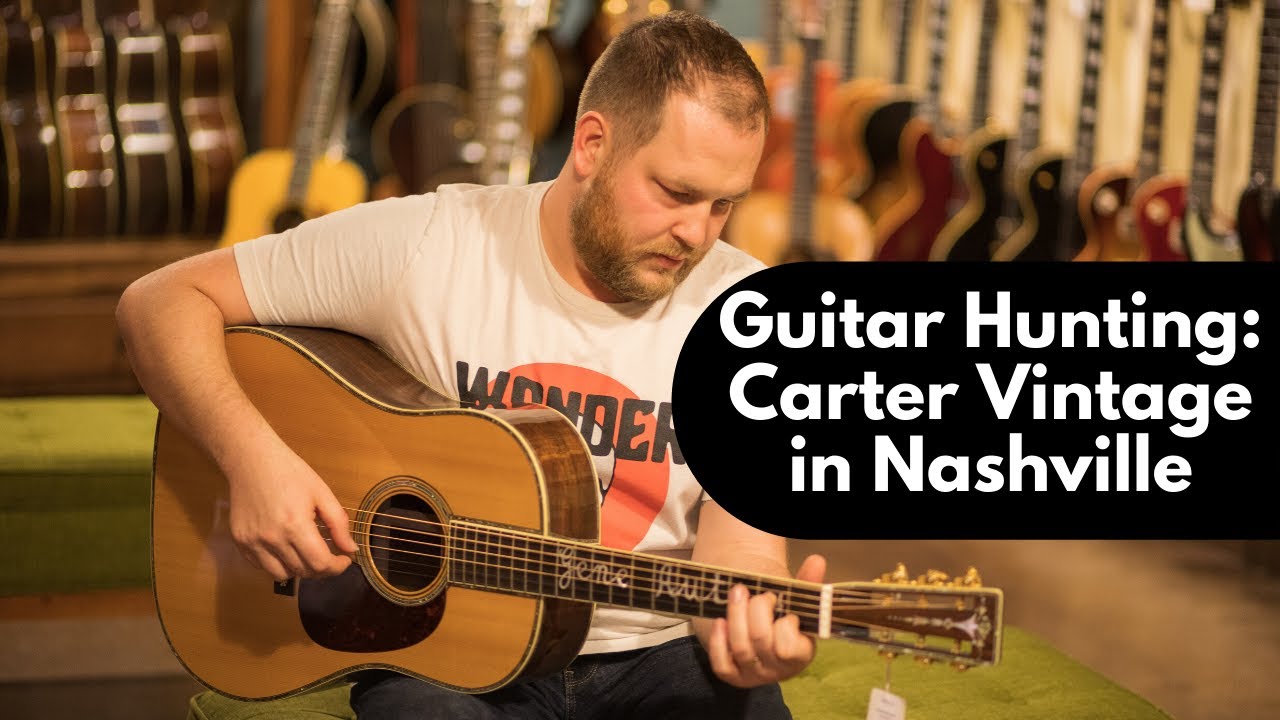 I played my Dream Guitar at @CarterVintageGuitars