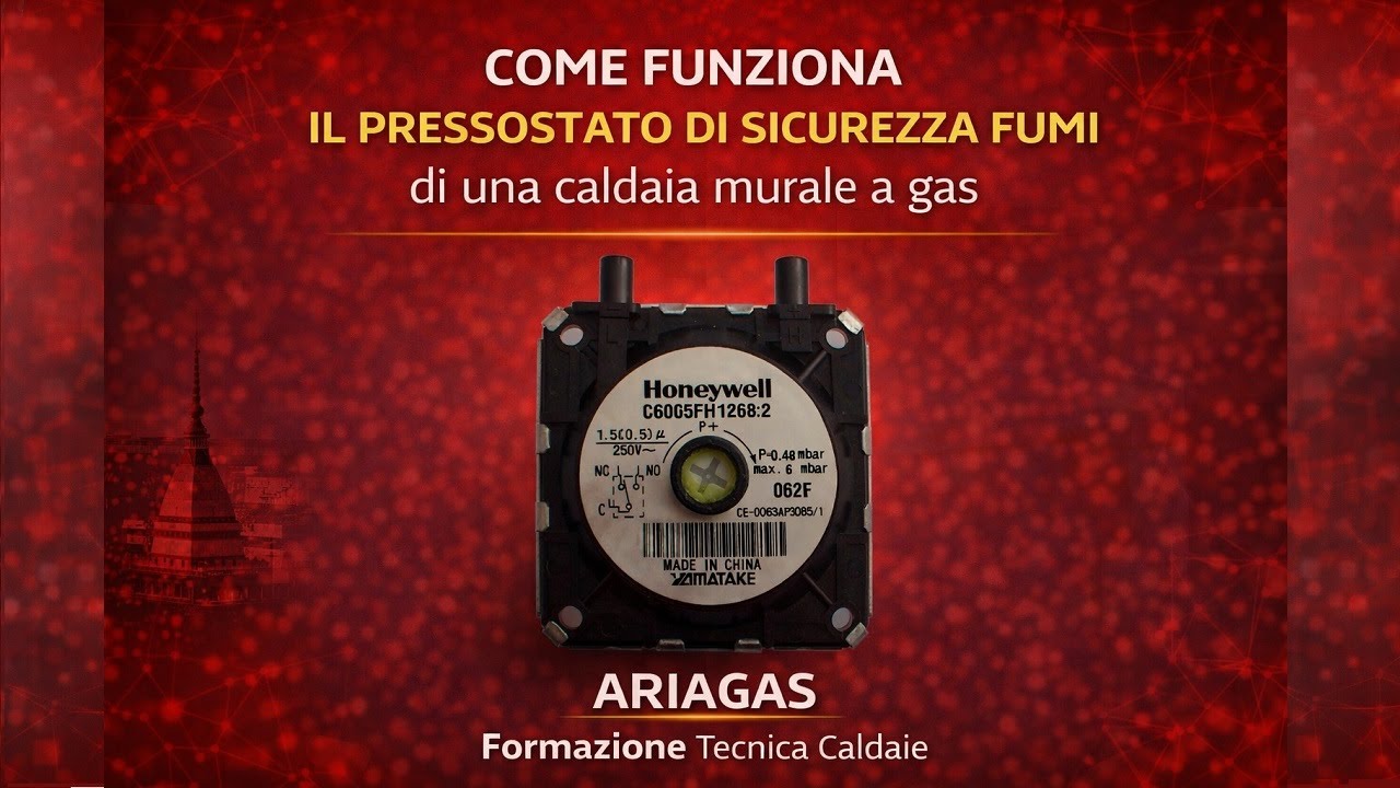 Cos'è il pressostato sicurezza fumi per caldaie e come funziona