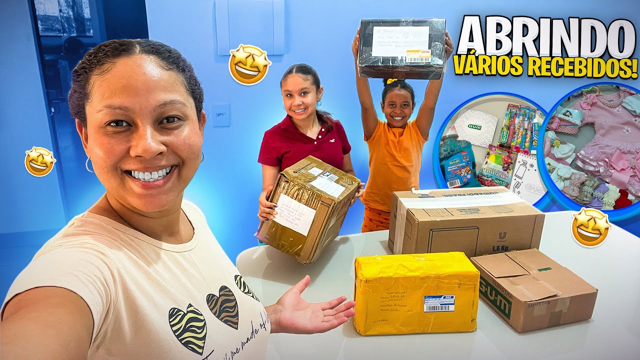 NÃO ESPERAVAMOS POR ISSO‼️VÁRIAS CAIXAS RECHEADAS 🎁💝🙌🏼💖