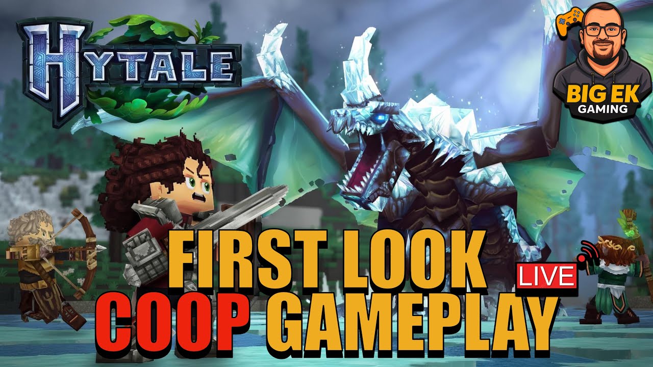 Hytale Co-Op First Look Gameplay | Is This the Minecraft Killer? With @ObsidianGamingTv