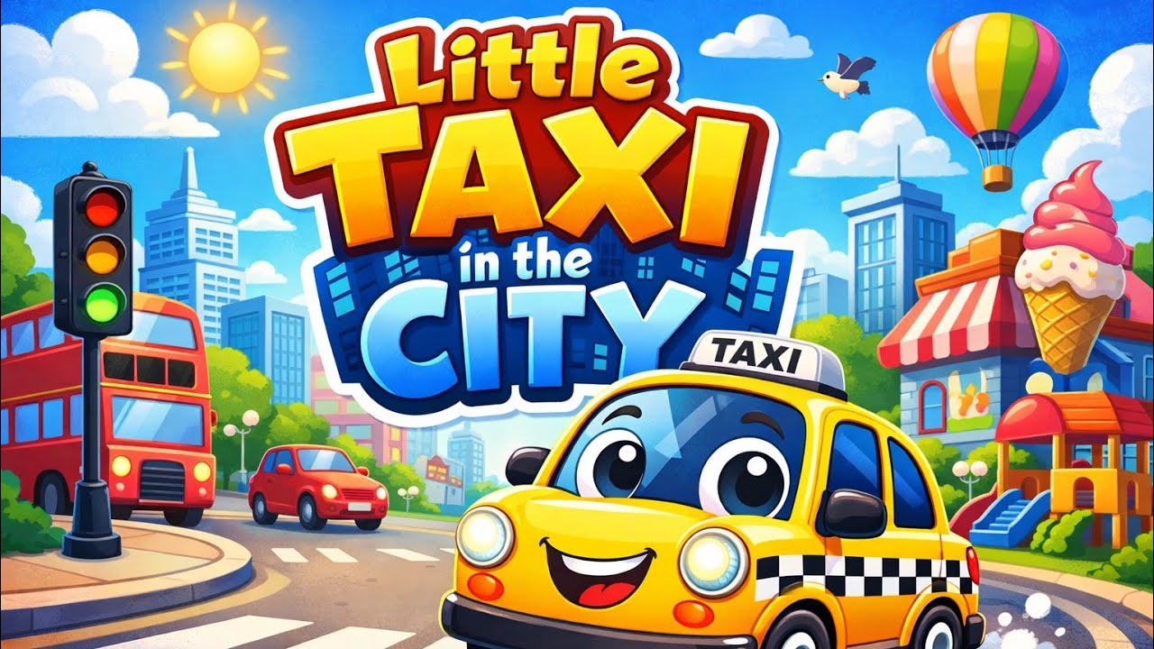 Little Taxi Adventure 🚕 | Kids Songs & Nursery Rhymes