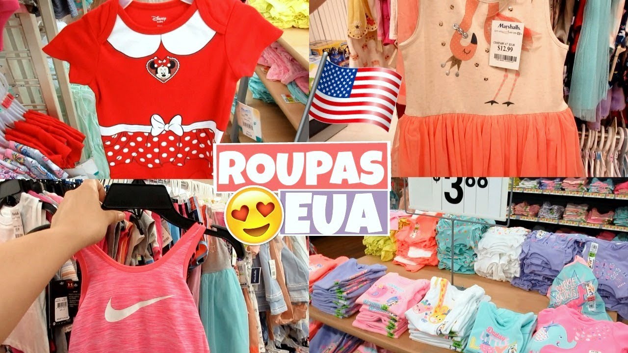 COMPRANDO ROUPAS PARA AS CRIANÇAS -  MARSHALLS E WALMART