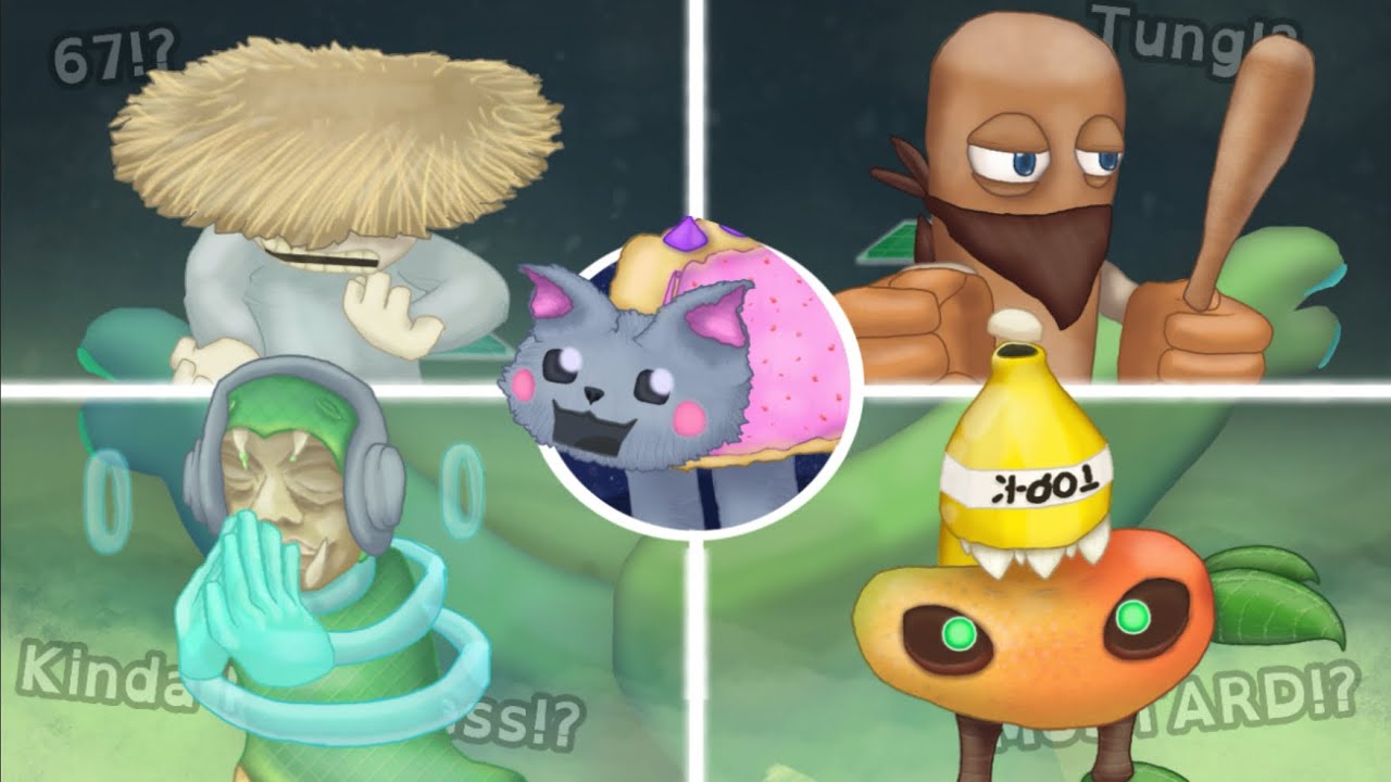 Viral Islet - All Monster Sounds & Animations | My Singing Monsters