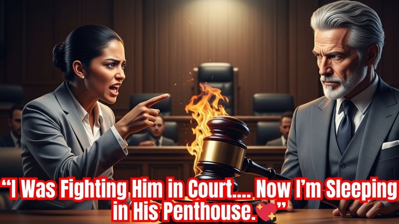 “I Was Fighting Him in Court... Now I’m Sleeping in His Penthouse.💖” #LoveStory #ViralStory