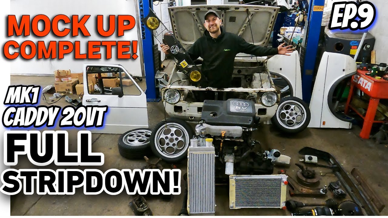 Ep9. STRIPPING DOWN the Mk1 Caddy 20v Turbo Showcar!
