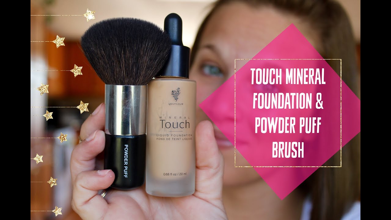 MAGIC TRICK || Younique's Touch Liquid to Powder Foundation || Powder Puff Brush || The Lash Babe