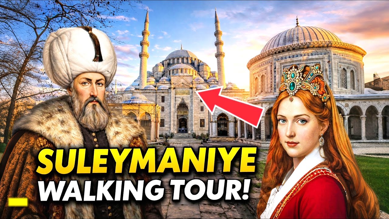 Visiting Sultan Suleiman & Hürrem Sultan: Istanbul Live Walking Tour (Süleymaniye Mosque)