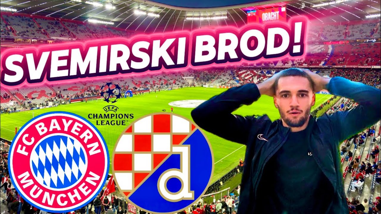 BAYERN je MASINA, DINAMO PREGAZEN‼️ | VLOG DINAMO vs BAYERN