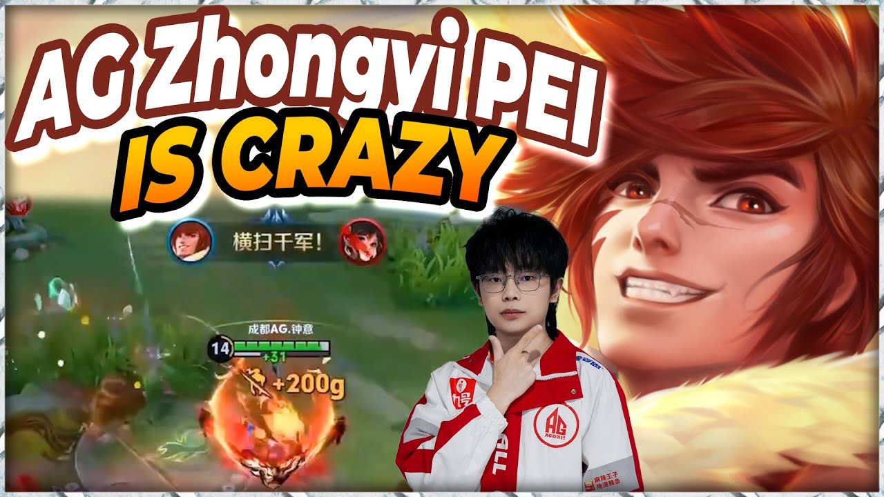 AG Zhongyi Pei DESTROYS KPL! 😱 (Pro Secret Build)