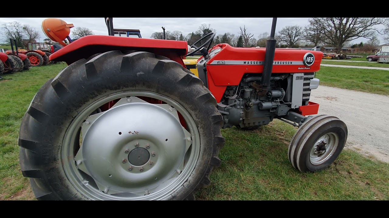 1970 Massey Ferguson 165 Multi-Power 3.5 Litre 4-Cyl Diesel Tractor (58 HP)