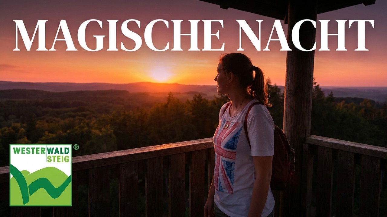 WesterwaldSteig Etappe 11: Wunderschöne Wanderung in den Sonnenuntergang und die Nacht