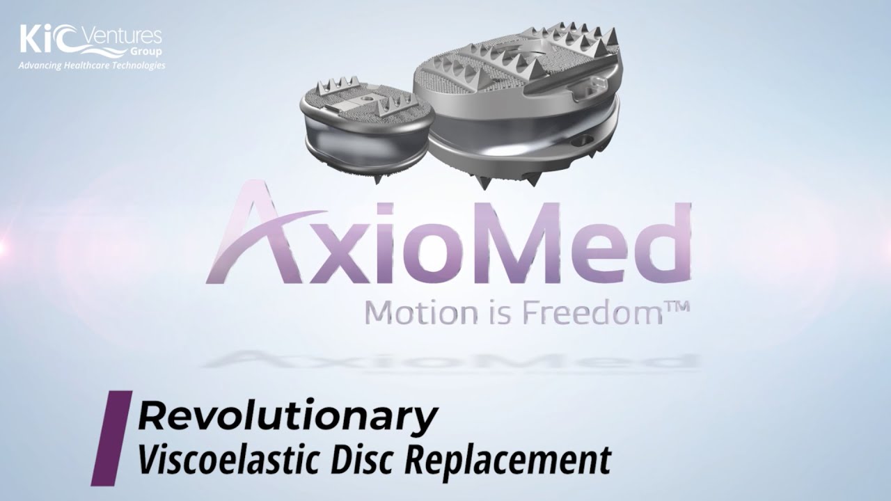 Revolutionary New Viscoelastic Medical Device to Replace The Human Disc from Axiomed LLC