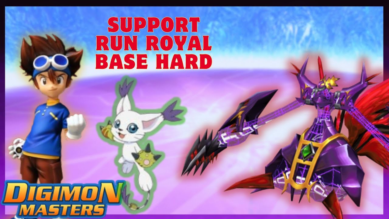 SUPPORT ROYAL BASE HARD COMPLET RUN DMO DIGIMON MASTERS ONLINE