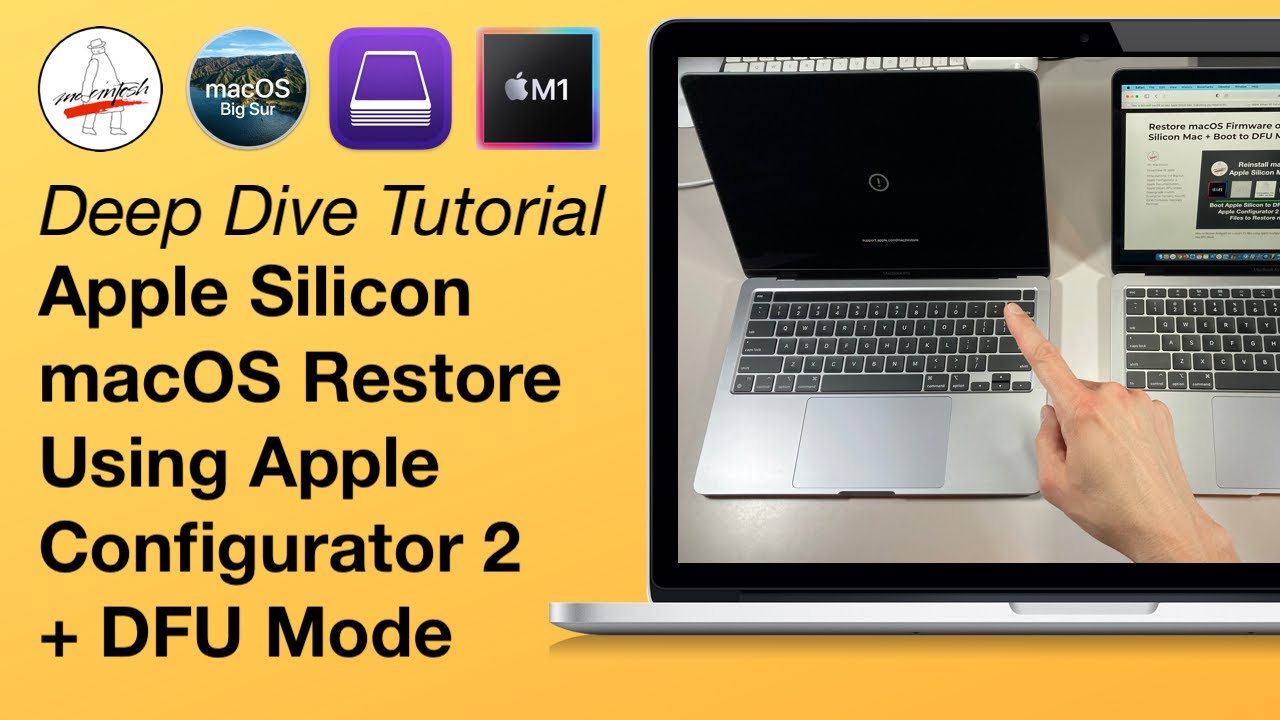 Restore macOS on an Apple Silicon M1 Mac! + Boot to DFU Mode Deep Dive Tutorial - MacBook Pro & Air!