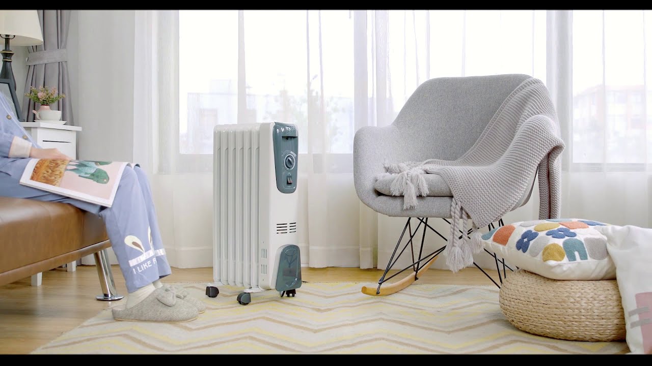 Costway 1500W Electric Oil Filled Radiator Space Heater