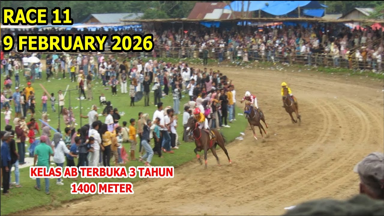 RACE 11 || KELAS AB TERBUKA 3 TAHUN - PACU KUDA BATUSANGKAR OPEN RACE 2026