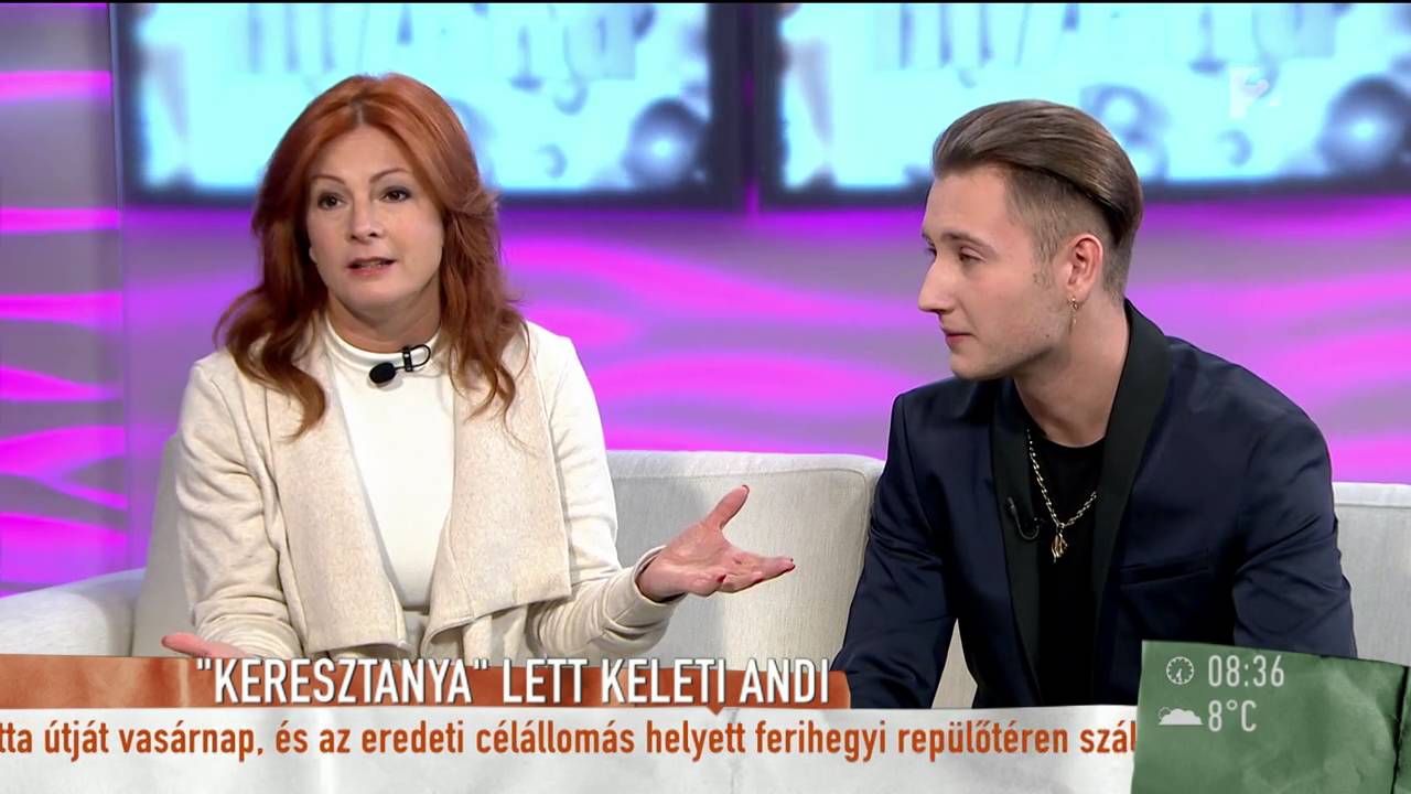 Peter Srámek Keleti Andit kérte fel a keresztanyaságra - tv2.hu/mokka