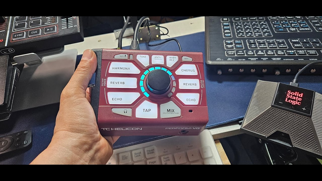 TC-Helicon Perform-VG Test  색소폰벙커 LIVE