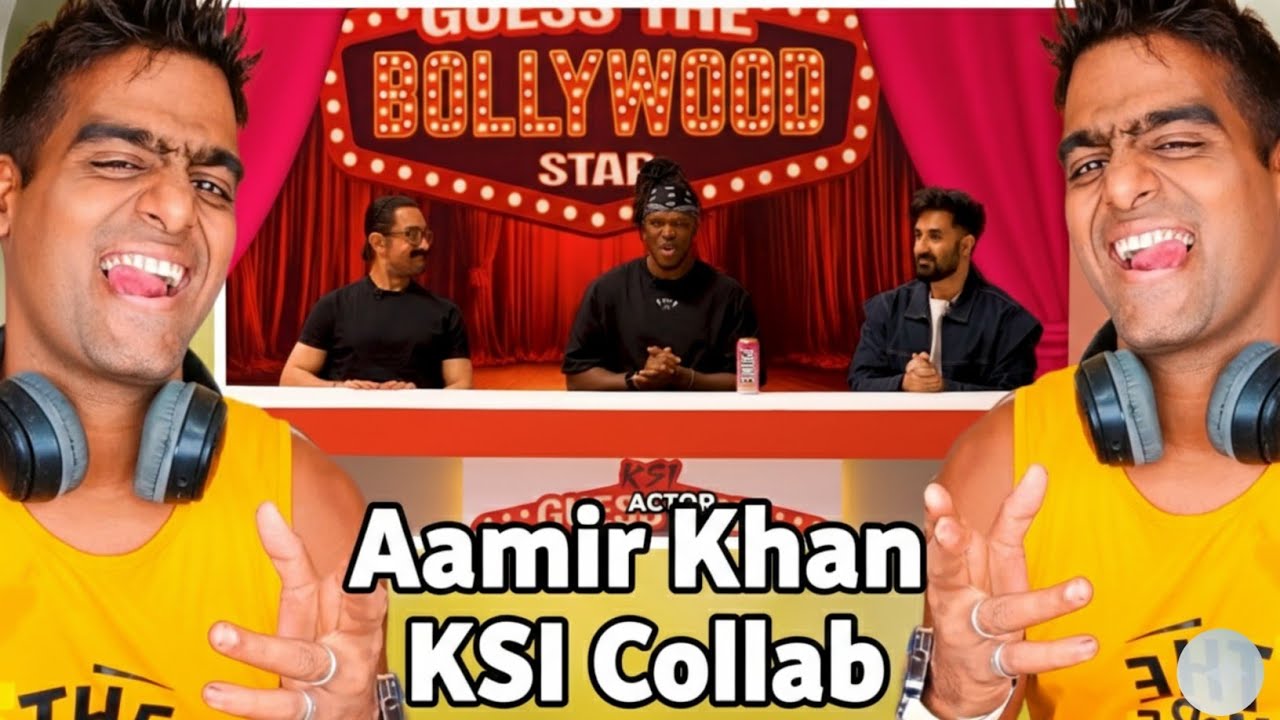 KSI GUESS THE BOLLYWOOD ACTOR Ft AAMIR KHAN & VIR DAS REACTION | SenStyle 🤯💥