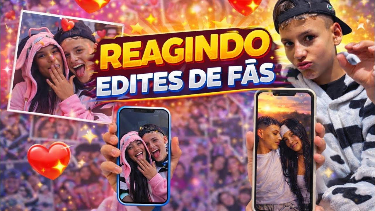 RAFINHA E TH *Reagindo aos Edites dos fãs*