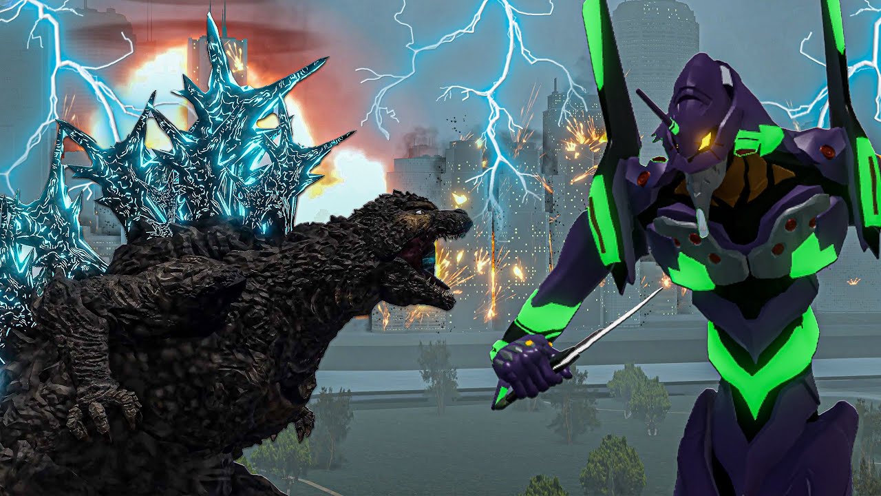 Godzilla Minus One vs Eva 01 Cinematic | Kaiju Arisen