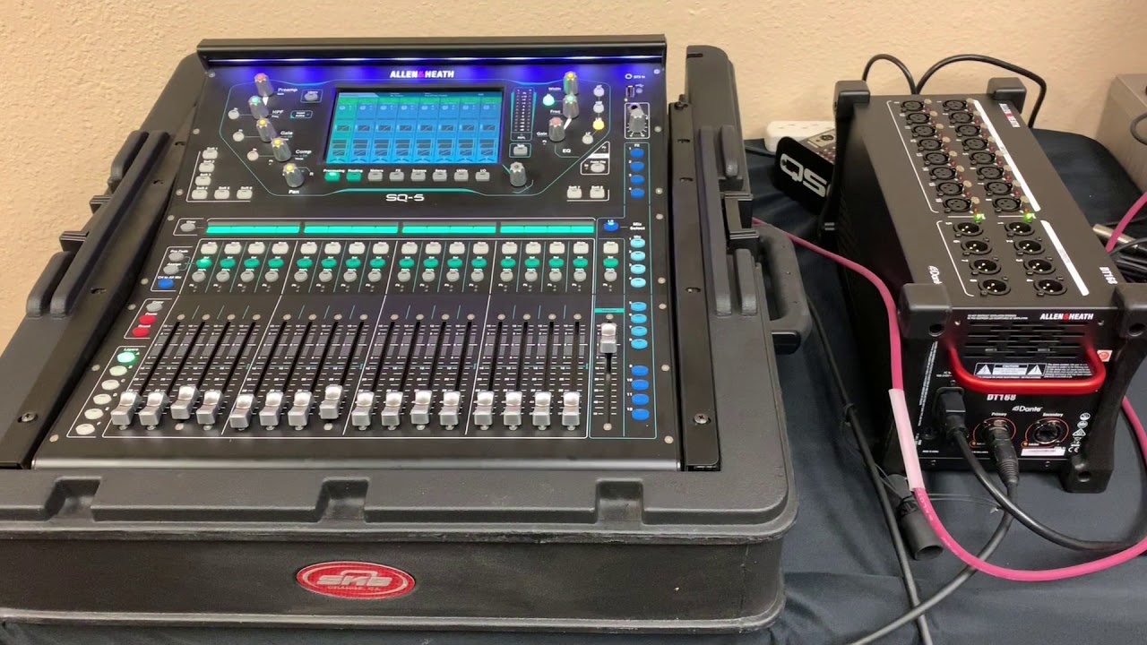 Allen & Heath SQ Dante Card & DT168 Setup Tutorial