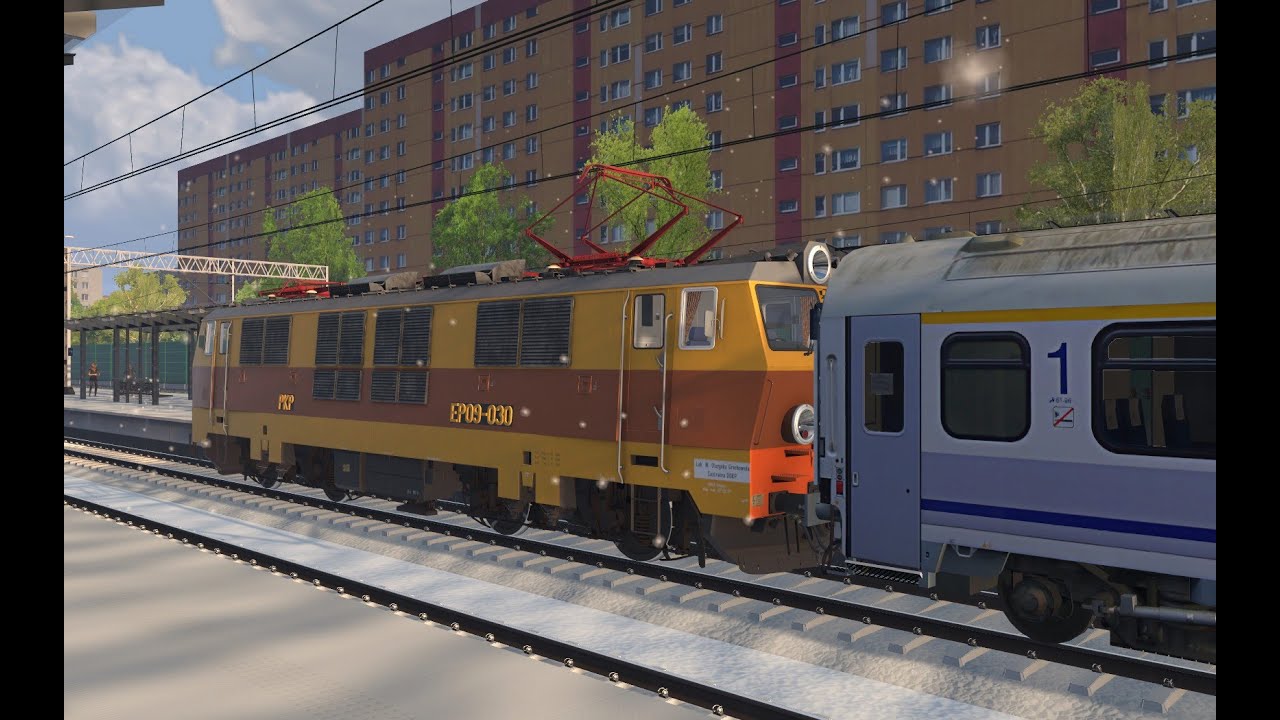 TD2. EP09 z EIE na odc. Psary - Włoszczowa Płn. - Parzęczewo. Jazda z v max