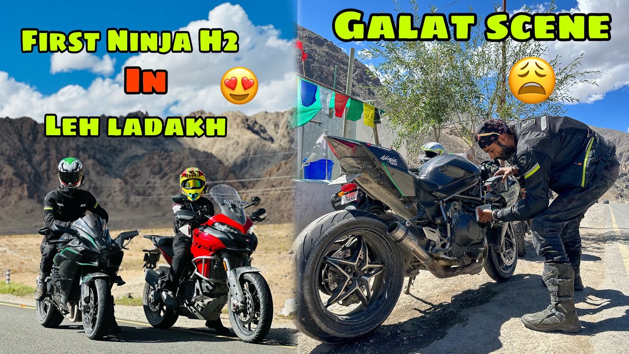 Finally First Ninja H2 lekar Pahuche Leh Ladakh 😍 lekin ye dikat nahi honi chahie thi 😩 Ep.07