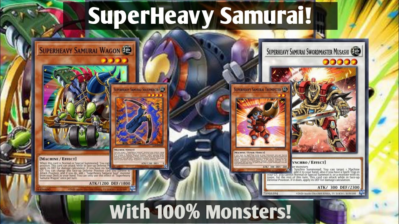 Duel Links: SuperHeavy Samurai F2P Deck! Legend Rank | No Traps! no Spells! 100% Monsters
