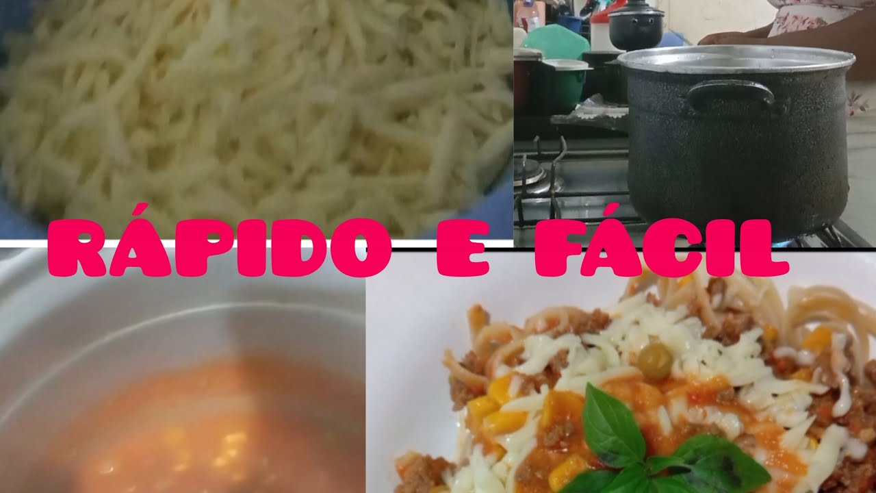 FIZ UM DELICIOSO MACARRÃO 