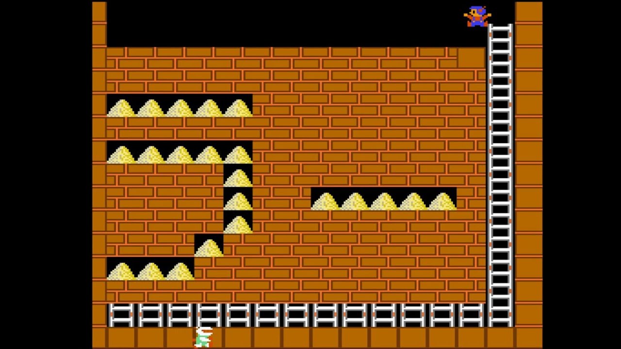ファミコン　ロードランナー　エディット「ラー面、つけ面、僕イケ面」