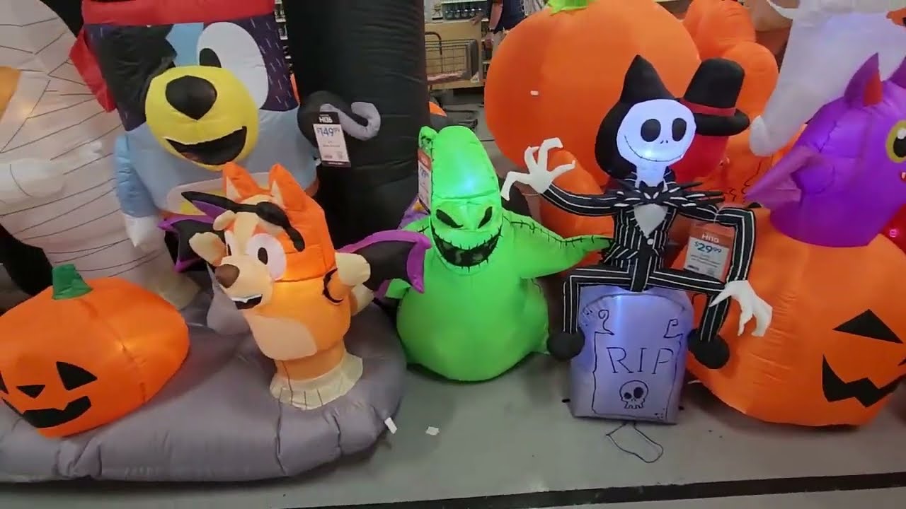 At Home Store Halloween Walk-Through 2024 (Soft Spoken)