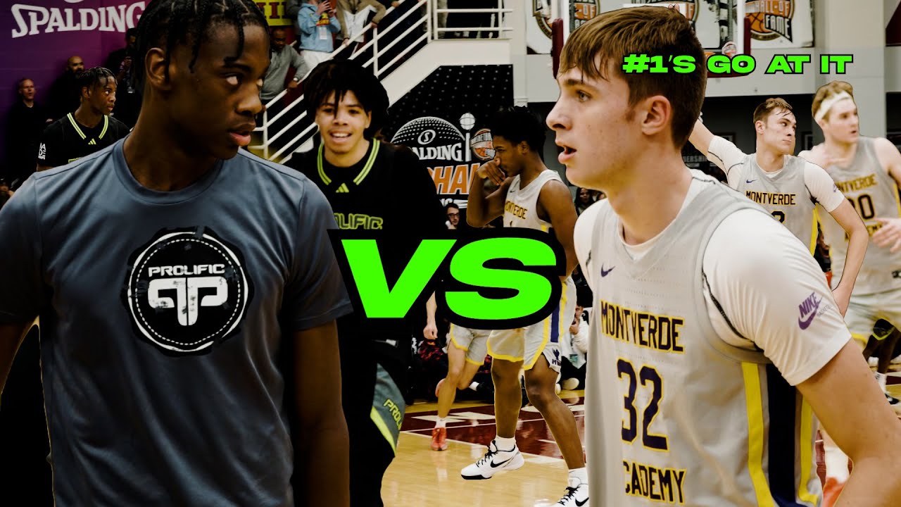 BEST HS GAME EVER!! #1 '24 Cooper Flagg vs #1 '25 AJ Dybantsa (Montverde vs Prolific Prep)