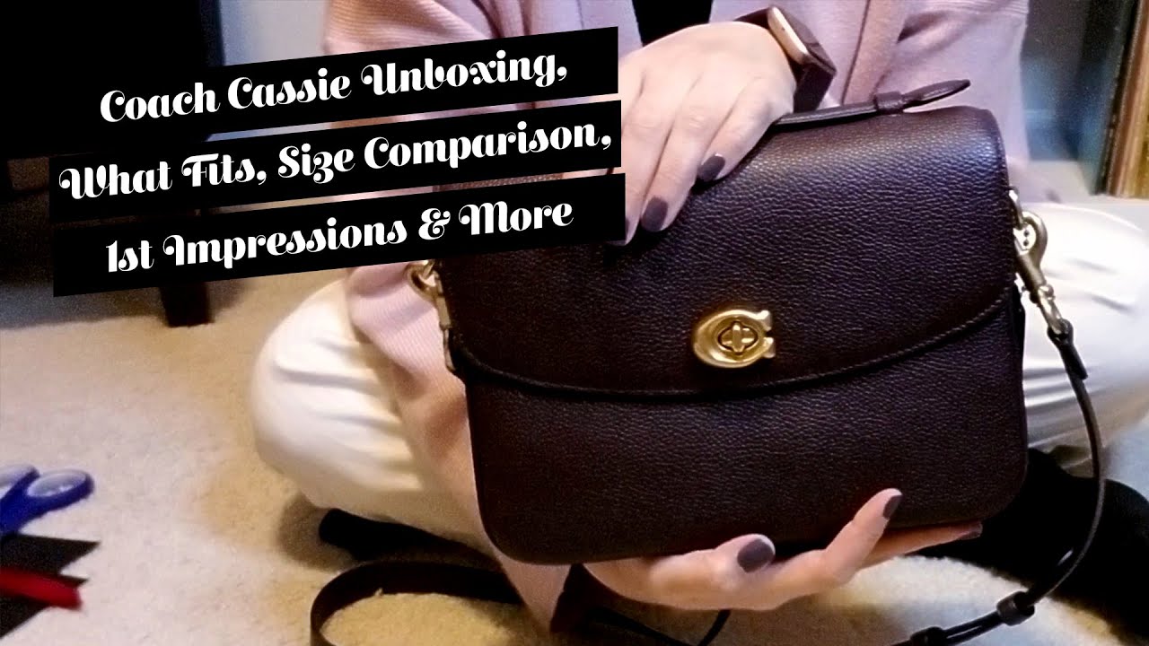 Coach Cassie Bag Unboxing, Size Comparison, What Fits Inside / WIMB, Mod Shots & Initial Review