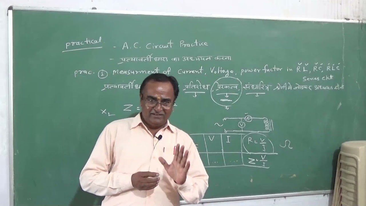 A.C. ckt. PRACTICAL video  PART- 1,measure the Inductance of a choke coil