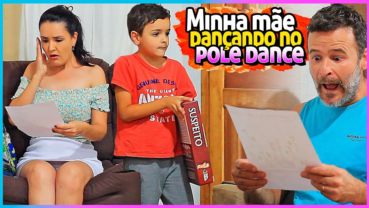 Minha mãe dançando no pole dance 🙈😬😂 Família Parafuso Solto